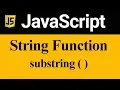 substring Method in JavaScript Hindi