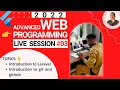 Laravel Git and Github - Advanced Web Programming SESSION