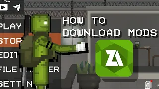 How to download mods in melon sandbox