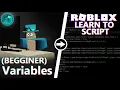 Roblox Scripting Tutorial - Variables