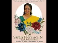 Sarah Memorial Service Photos