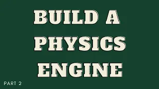 ULTIMATE JS PHYSICS ENGINE TUTORIAL 2021 Part 2 Collision Detection