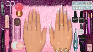 asmr one day in nail salon full part 