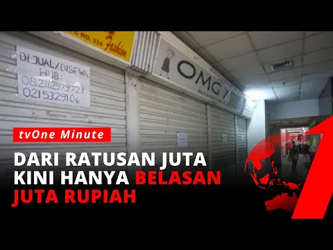 OBRAL! Kios Pasar Tanah Abang Disewakan dengan Harga Murah