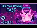 Color in your Lineart FAST with Reference Layers Clip Studio Paint Tutorial