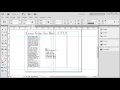 Adobe InDesign - Part 4 Automatic Text Threading Linking Text Boxes