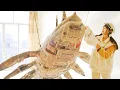 I Made Flying Whale with Wasted Cardboard DIY with Wasted Materials