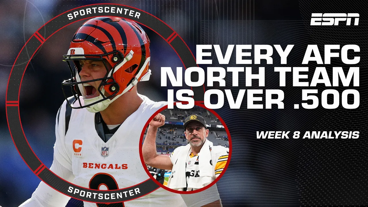 All EIGHT AFC and NFC North teams over .500 👀 | Week 8 analysis | NFL on ESPN