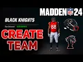 Madden 24 - Create A Team