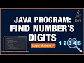 Java program to count Digits in a Number Logic Moksha Digits Counter In Java