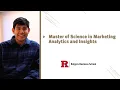 Learn industry-leading marketing tech in Rutgers Master of Marketing Analytics and Insights
