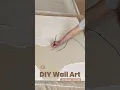 large canvas wall art DIY easy affordable