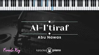 al itiraf abu nawas karaoke piano female key 