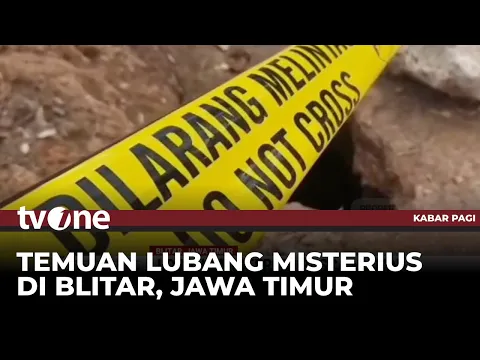 Temuan PVMBG Terkait Lubang Misterius yang Muncul di Sungai Blitar