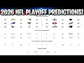 2026 NFL PLAYOFF PREDICTIONS YOU WON T BELIEVE THE SUPER BOWL MATCHUP 100 CORRECT BRACKET
