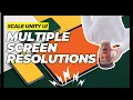 SCALE UNITY UI ELEMENTS FOR EVERY SCREEN RESOLUTION - CANVAS SCALER Unity UI tutorial