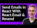 Send Emails in Next js App With Server Action React Email Resend TypeScript