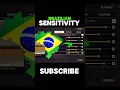 Brazil 🇧🇷 Player Sensitivity Settings Dpi+Sensi 📲⚙️✅#shorts​ #freefire​ #settings​ #shortsfeed​