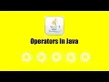 Lecture 16 Operators Precedence Order Associativity In Java Beginner Tutorial