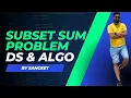 DS 1 - subset sum equals to target Dynamic programming