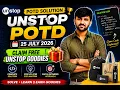 Unstop POTD Solution July 25 2026 Claim FREE Unstop Goodies Complete Solution