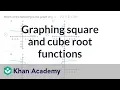 Graphing square and cube root functions Algebra 2 Khan academy