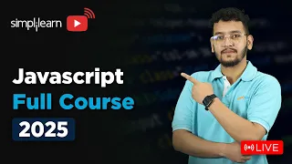 JavaScript Full Course 2026 JavaScript Tutorial For Beginners JavaScript Course Simplilearn
