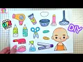 paper diy Toca Boca Hair Salon Kuromi Make Over