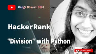Python Hackerrank on Division