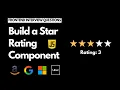 Build a star rating component Frontend Interview Question Hindi