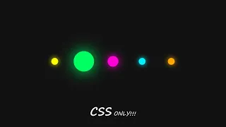 Amazing Neon Dots Loader CSS Animation