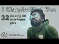 32 making 3D wireframe plot