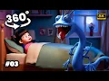 Monsters Inc 360 Randall Returns to Kill Boo at Night Scary VR 360