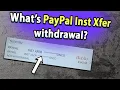 What is Web PayPal Inst Xfer wit rawal on your bank statement Is it a legit debit or scam