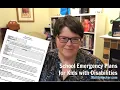 School Emergency Planning for Kids with Disabilities