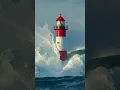 Download Lagu What Happens When a Lighthouse Faces Huge Waves?  #scaryocean #lighthouse  #dangerouswaves