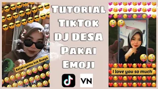 Download TUTORIAL TIkTOK DJ DESA PAKAI EMOJI | TIKTOK VIRAL | TIKTOKERS PEMULA | TIKTOK 2020 MP3