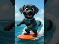 Download Lagu A fun time surfing at the beach  #cute #fun #ai #cute #healing #cool #happy