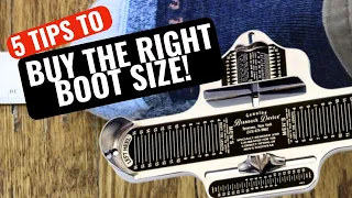 Boot Sizing 5 Tips to Getting the Right Size Shoes and Boots