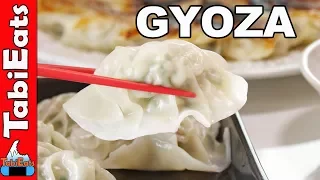 How to make pork-garlic chive pot stickers with homemade wrappers.. 