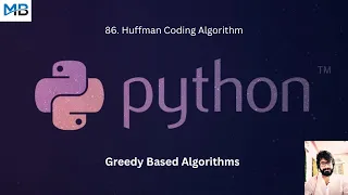 86 Huffman coding Algorithm in Python