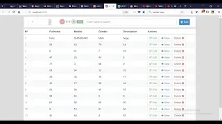 Angular datatable library with buttons search and paginations V 1 0 0 Support Angular 6
