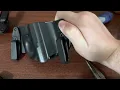 How to swap Canik TP9 sc elite holster from OWB to IWB