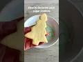 Amazing way to decorate sugar cookies