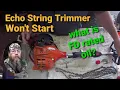 Echo String Trimmer Won t Start