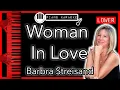 Lagu Woman In Love (LOWER -3) - Barbra Streisand - Piano Karaoke Instrumental