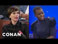 Danai Gurira Scarlett Johansson On Women Kicking Ass In The Avengers Universe CONAN on TBS