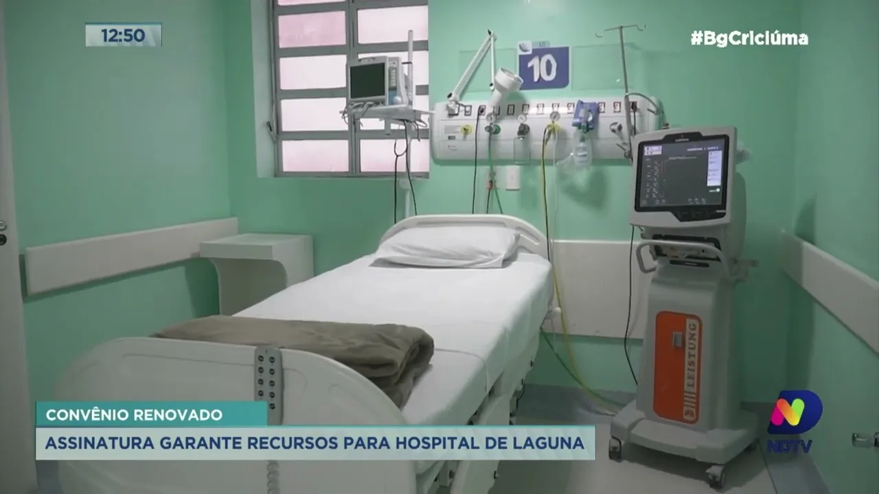 Governo do Estado faz a renovação do convênio com o Hospital de Laguna
