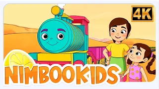 Chuk Chuk Rail Chali, छुक छुक रेल चली, Nimboo Kids Rhymes for Preschoolers