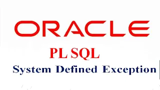 System Defined Exception in